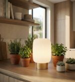 Lampada Aura Plisse stampata in 3D - vista 9 - Mariotto Design