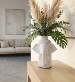 Vaso Elefante Savana Marble stampato in 3D - vista 3 - Mariotto Design