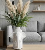 Vaso Elefante Savana Marble stampato in 3D - vista 1 - Mariotto Design