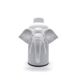 Vaso Elefante Savana Marble stampato in 3D - Mariotto Design