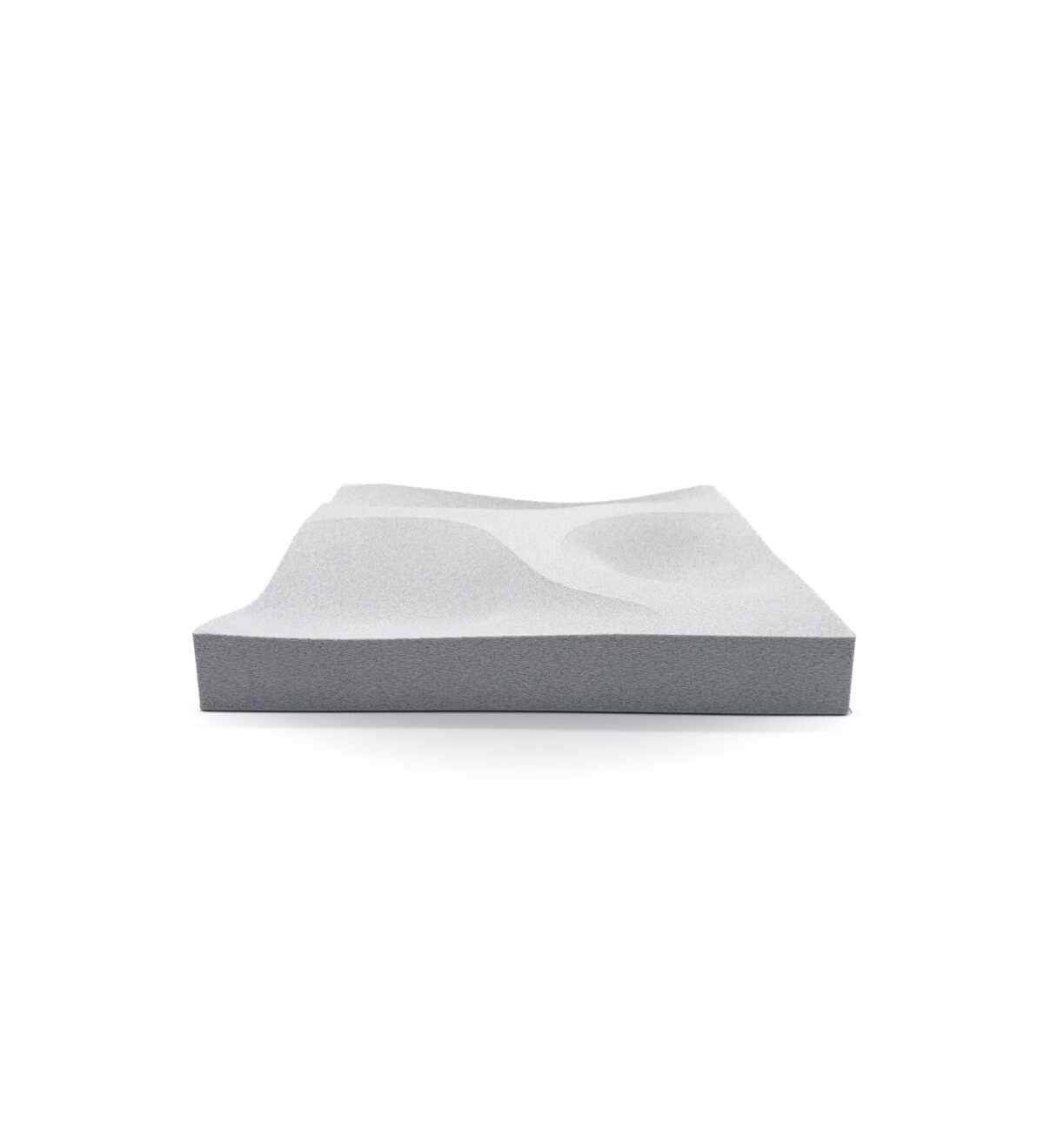 Portafrutta Astro Ash Horizon, grigio marmo, vista del prodotto su fondo bianco