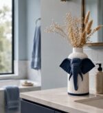 Vaso Elefante Marble Blu Notte stampato in 3D - vista 1 - Mariotto Design