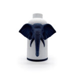 Vaso Elefante Marble Blu Notte stampato in 3D - Mariotto Design