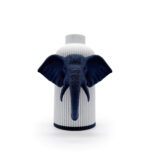 Vaso Elefante Marble Blu Notte stampato in 3D - Mariotto Design