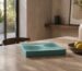 Astro portafrutta Mariotto Design ambientato su tavolo in casa contemporanea